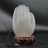 Tranquil Buddha Palm Blessings Palmstone Agate Therapeutic Bracelet