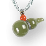 Vintage Green Jade Necklace PendantVR H Concepts