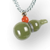 Vintage Green Jade Necklace PendantVR H Concepts