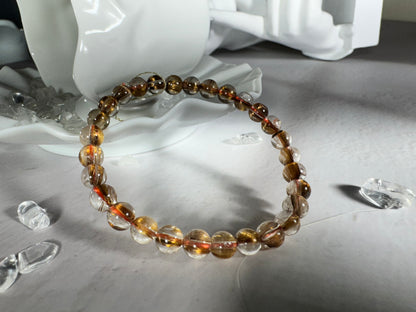 Copper Rutile Quartz Bracelet