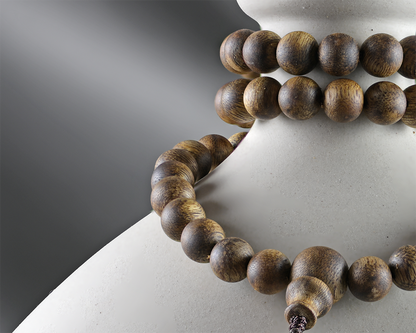 Agarwood 108 Mala Beads Necklace Bracelet