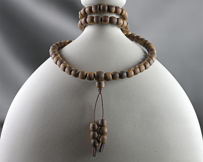 Agarwood 108 Mala Beads Necklace Bracelet