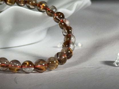 Copper Rutile Quartz Bracelet