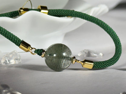 The Green Phantom “Half Bowl” Crystal Bracelet