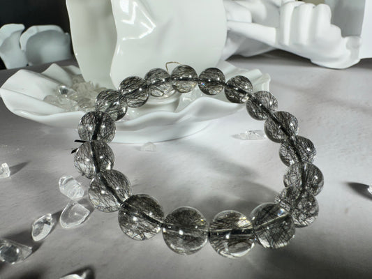 Black Rutile Quartz Bracelet