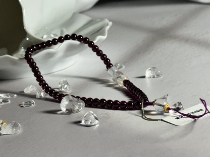 The Garnet (Purple Garnet) Crystal Phone Charm