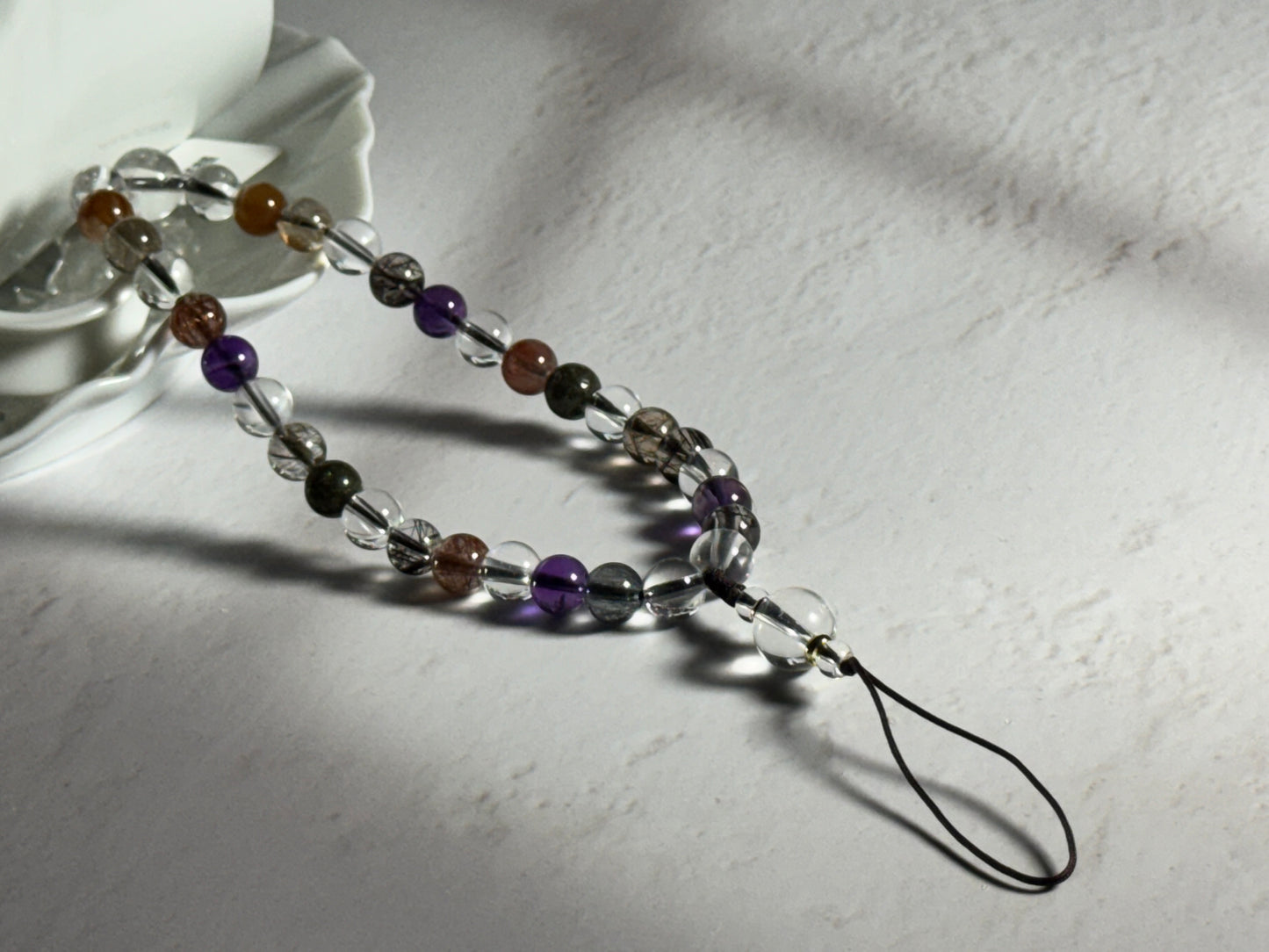 The Multi-Gemstone Crystal Phone Charm