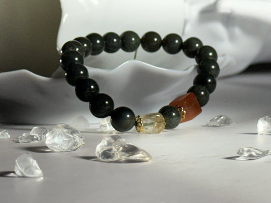 The Green Phantom “Full Bowl” Crystal bracelet