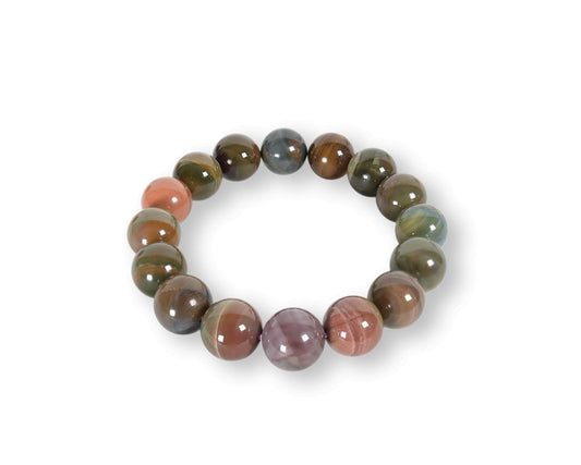 Celestial Dreamscape Agate Gemstone BraceletVR H Concepts