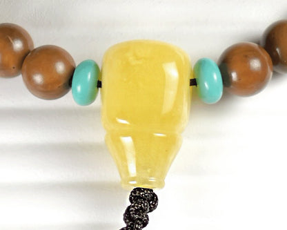 Fire Radiance Yellow Jade NecklaceVR H Concepts