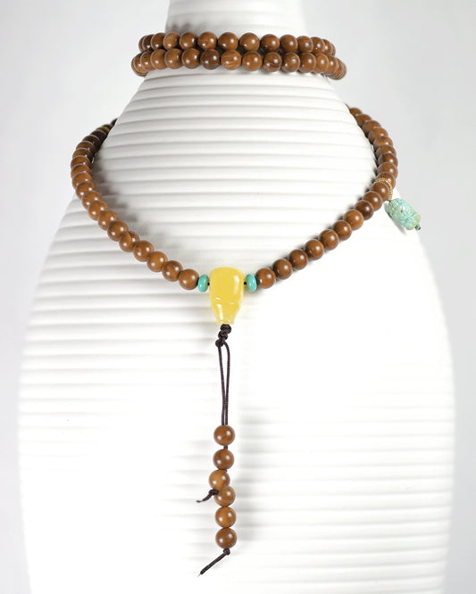 Fire Radiance Yellow Jade NecklaceVR H Concepts