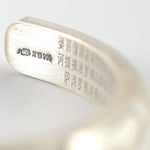 Lotus Silver Handcrafted Bangle BraceletVR H Concepts
