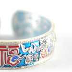 Lucky Silver Handcrafted Bangle BraceletVR H Concepts