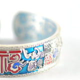Lucky Silver Handcrafted Bangle BraceletVR H Concepts