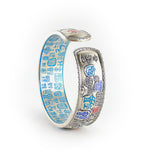 Lucky Silver Handcrafted Bangle BraceletVR H Concepts