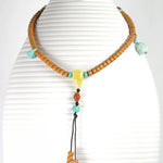 Serenity Swirl Yellow Jade NecklaceVR H Concepts
