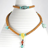 Serenity Swirl Yellow Jade NecklaceVR H Concepts