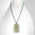 Slate White Jade Necklace PendantVR H Concepts